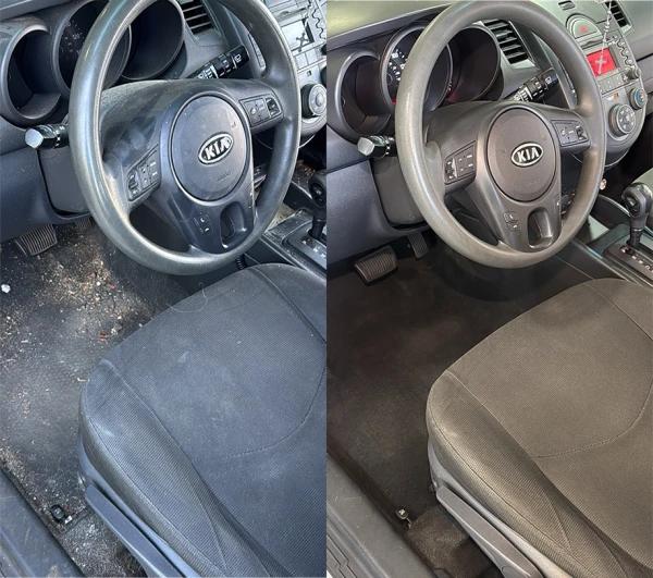 Kia Cerato após lavagem detalhada e higienização